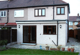 Single storey rear kitchen extension. Chadwell Heath, Essex.