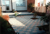 Landscaping of rear garden. Elm Park, Essex.